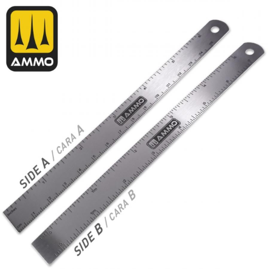MiG Ammo Multi-Scale Metal Ruler 8552
